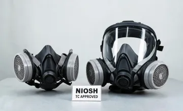 Respirators and cartridge filters