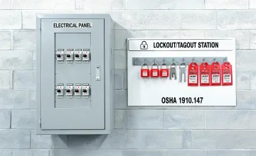 Lockout tagout station